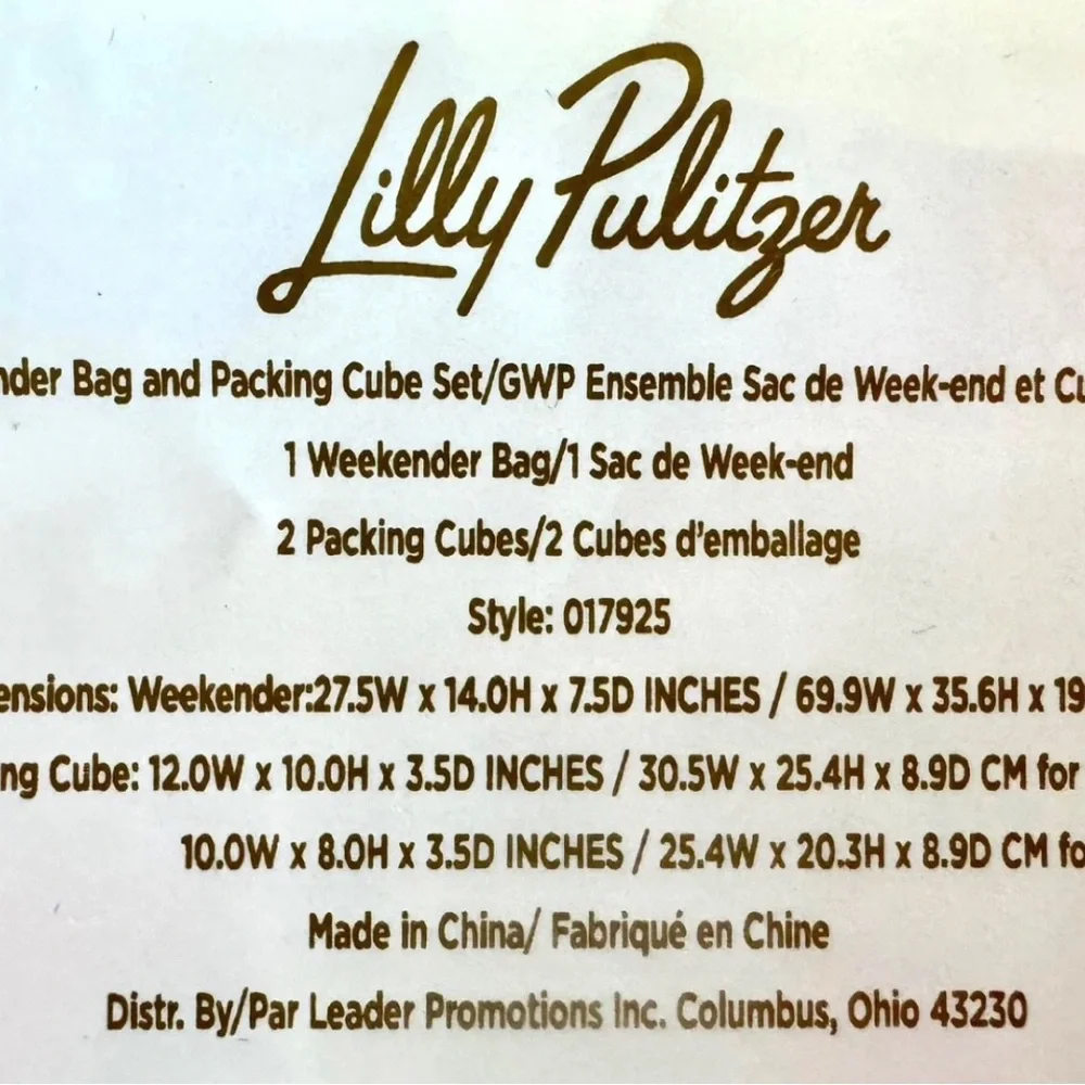 New Lilly Pulitzer Luggage Set Floral Luggage Set with Accessories for Travel - Picture 8 of 12